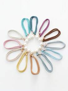 2Pcs/Set Pearl Curtain Tiebacks, Drape Pearl Tiebacks, Decorative Holders, Ropes Curtain Tie Backs For Window Drapery