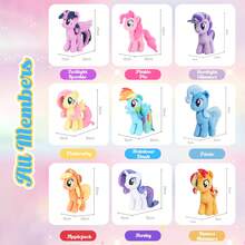 Hasbro Official Authentic  Stuffed Animal Plush Doll 30cm Anime Cartoon Soft Toy Kawaii Children's Toy Idea Gift For Girls (Twilight Sparkle) - Twilight Sparkle - View 11