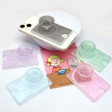 Soporte magnético para tarjetas de colores tipo macarrón, con 1-3 ranuras para tarjetas y función atril, conveniente para estudiantes y viajeros, excelente para uso diario y ver videos
