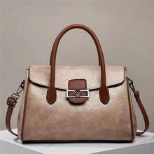 Women Top Handle Bags - 卡其色 - 查看 2