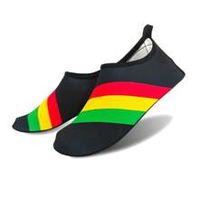 Water Shoes For Women And Men Quick-Dry Swim Beach Shoes For Outdoor Surfing Yoga Exercise Jamaica Flag Caribbean Reggae - MẶT TRỜI - Xem 1