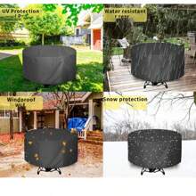 1 Pieza de Cubierta de Mueble, Cubierta para sofá y silla de jardín y patio, Protección solar, Prevención del polvo y Cubierta antipolvo, Cubierta cuadrada para muebles de patio, Cubierta impermeable para muebles de exterior, Cubierta a prueba de polvo para muebles de exterior, Cubierta de mesa de exterior resistente a los rayos UV, Cubierta resistente para mesa y sillas de jardín y patio