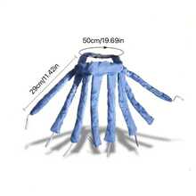 Octopus Shape Heatless Curling Hair Strap - 8 Arms Design, No Damage Overnight Curls, Perfect For Office Workers, Students & Travelers - Máy uốn tóc - Xem 3