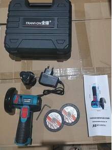 Mini amoladora de ángulo de batería de litio inalámbrica de 12V, multifuncional, recargable, sin escobillas, herramienta de rectificado manual pequeña - Multicolor - Ver 12