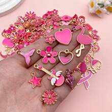 20/50/100 pièces Série or rose Assortiment aléatoire - Fournitures d'artisanat pour bijoux et accessoires faits main