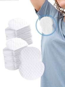30pcs/60pcs Underarm Sweat Pads, Summer Armpit Sweat Absorbing Liners, Disposable Sweat Pads, Ultra-Thin Invisible, White