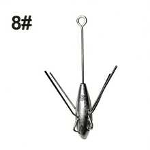 1 件倒置铅坠，防卡死底部重量，适用于钓鱼竿海钓和路亚钓鱼（多种型号可选）