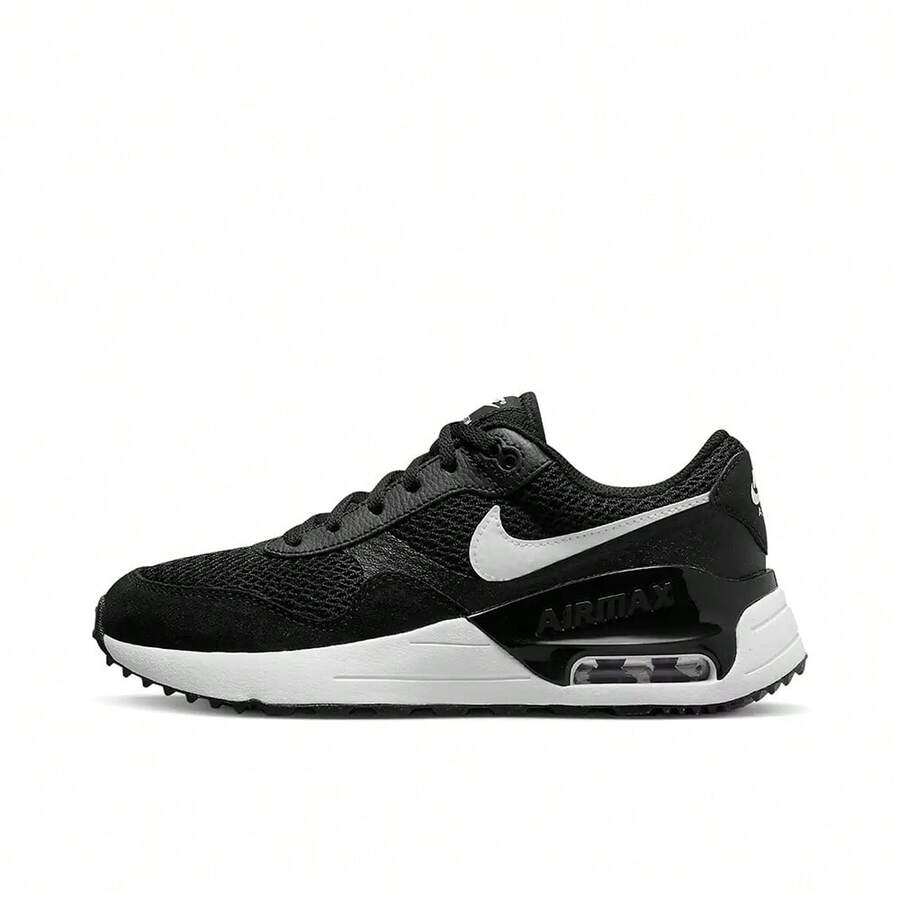Nike AIR MAX SYSTM (GS) Fashionable Versatile Athletic Shoes For Youth - Black - View 1