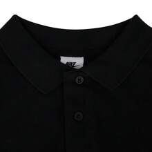 Nike 男式 As M NK Club Ss Polo Collection Polo 衫，针织领短袖 - 黑色 - 查看 3
