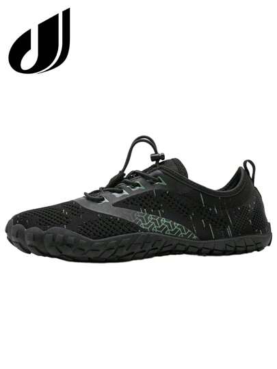 Dian Sen Men's Outdoor Water Shoes For Snorkeling And Swimming,Free One Pair Of Industrial Grade Noise Canceling Earplug,Soft Five Toe Aqua Shoes,Quick Drying Fishing Shoes And Sandals Large Sizes For Shoreline And Water Sports,Men's Water Shoes Perfect Summer Gift Barefoot Aqua Shoes For Surfing,Kayak And Beach Activities Wide Toe Comfort For Spring,Summer,Autumn Lightweight Sneakers For Pool,Yoga And Travel,Beach Volleyball,Gym,Rock Climbing