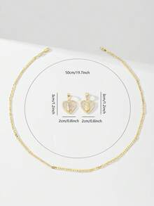 1 件 2025 新款防过敏铜镶嵌锆石信仰心玫瑰瓜达卢佩圣母玛利亚手绘三色吊坠项链，适合送给母亲/情人节、情侣/朋友/教父母、天主教第一次圣餐、日常和节日佩戴祈祷