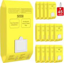 45 Pack Vacuum Cleaner Bags Replacement For Kenmore Canister Type C/Q 5055 5055 50557 50558, Type C-5 C-18,200 Series, 400 Series, 600 Series, 700 Series, 800 Series Vacuums - 紫色 - 查看 2