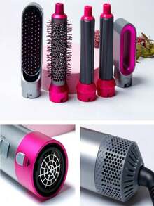 5-In-1 Brush: Hair Dryer, Comb, Styler, Volume Enhancer, Professional 110V - 查看 9