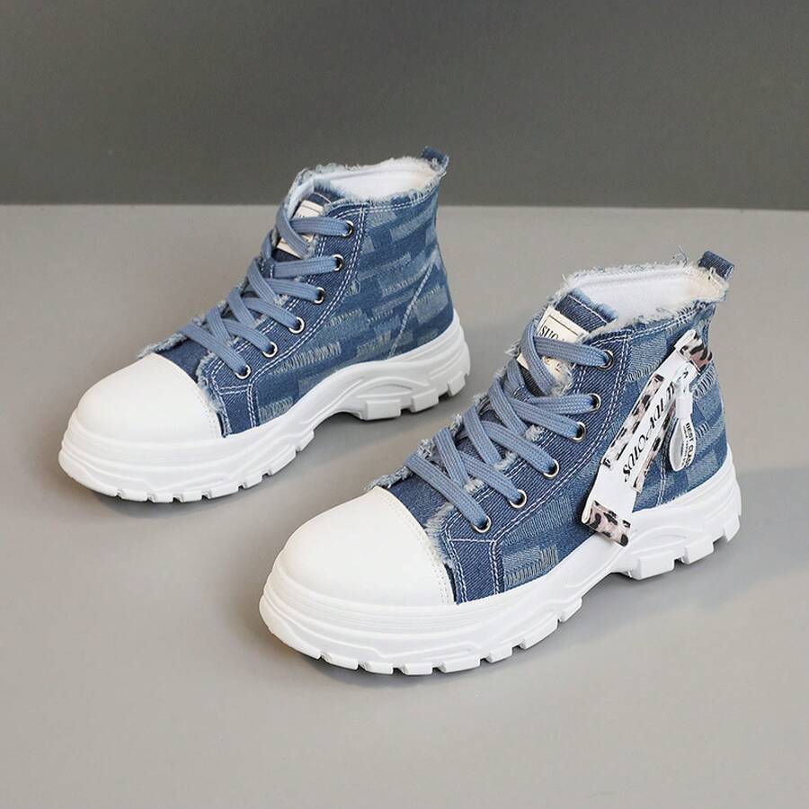 Women Canvas Shoes - 黑色 - 查看 1