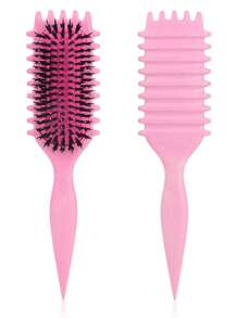 Curl Defining Brush For Women – Curl Shaping & Anti-Pull Detangler For Curly Hair – Defines Curls, Separates Strands, Reduces Frizz – Designed By Candy Brush, Hair Brush, Comb, Hair Tools, Hair Products And Accessories For Barber Salon Beauty Travel Essentials