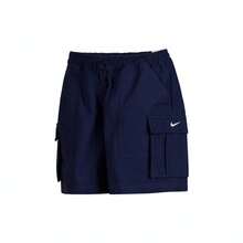 Nike 女士 AS W NSW STREET 5 英寸工装短裤，短裤梭织短裤 HV2619-410 - 藍色 - 查看 1