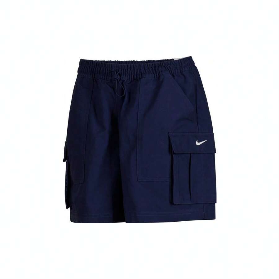 Nike 女士 AS W NSW STREET 5 英寸工装短裤，短裤梭织短裤 HV2619-410 - 藍色 - 查看 1