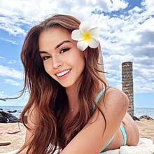 6/4/1pc - Hawaiian Flower Hair Clips, Plum Flower Foam Hair Clips, Hawaiian Tropical Party Decorations, Beach Pool Vacation Wear, Hawaiian Party Supplies, Bridal Wedding. Women Artificial Flowers, Foam Flower Plumeria. - Multicolor - View 6