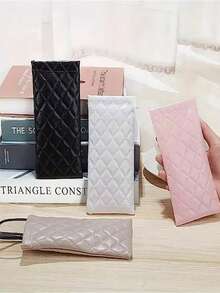 4pcs Portable Squeezed Glasses Case - PU Leather Soft Sunglasses Bag, Portable Phone Sunglasses Storage Box Covertravel Essentials Travel Accessories Travel Bag For Vacation Holiday Back To School School Stuff Sunglasses Women