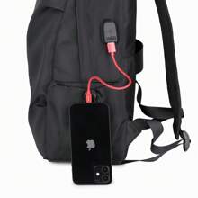 CHEPAINTS DAIK Minimalist & Fashionable Casual Backpack, Black Color Male Backpack, Business Laptop Bag, Large Capacity Travel Backpack, Gym Bag, Student Backpack, Affordable Backpack For Men Back To School Supplies