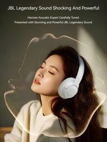 JBL Tune 770NC 智能环境降噪无线耳机，蓝牙 5.3，续航时间长达 70 小时，支持快速充电，轻巧舒适，可折叠设计 - 紫色 - 查看 7