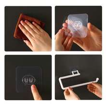 Wall-Mounted Paperclip-Free Tissue Holder - Multi-Functional Kitchen Paper Towel Dispenser, Toilet Paper Rack, Cling Film Organizer, Cleaning Cloth Rack, Bathroom And Kitchen Accessory With Strong Adhesive - No Power Needed