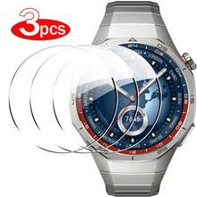 3 opakowania przezroczystego szkła hartowanego na ekran, kompatybilne z Watch GT 6 5 4 3 Pro, folia ochronna na ekran GT Runner, odporna na zarysowania, rozmiar koperty: 41 mm, 42 mm, 46 mm, prezent urodzinowy dla chłopaka/dziewczyny - Przezroczysty - Zobacz 3