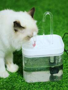 50.72盎司自动宠物饮水器 - 为猫和小型犬提供新鲜过滤水源 - 适合室内使用 - 彩色 - 查看 12