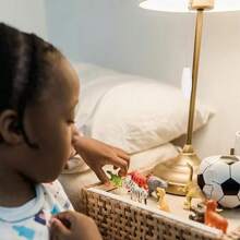 2 Pack 12-Inch Ceiling Fan Pull Chain, 3mm Beaded Ball Chains White Wooden Decorative Pendant Extension Chains For Ceiling Light Lamp Fan Chain - 2_ - 查看 5