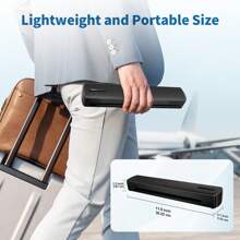 Portable Printers Wireless For Travel, Support 8.8" X 33" US Letter, Bluetooth Thermal Printer Compatible With IOS, Android & Laptop, Inkless Mobile Printer For Office, Home, School