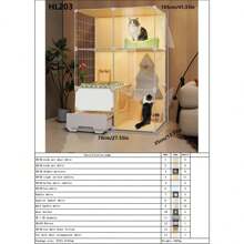 Cat Cage With Litter Box, Indoor Home Cat Condo, All-In-One Cat Bed, Litter Box, Cat Furniture For Apartment
