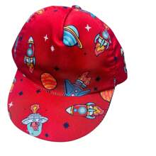 RED ASTRONAUT SPACE BABY CAP - 紅色 - 查看 2