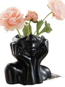 1 Stück Dekorativer Schreibtischorganizer in Menschenform, multifunktionaler Stift-/Makeup-Pinselhalter