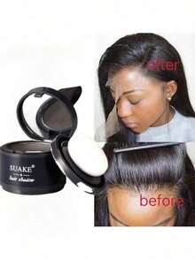 1 Ciemnobrązowy korektor linii włosów Cień do linii włosów Wodoodporny korektor odrostów włosów Kamuflaż Cień do linii włosów w kolorze siwym Puder do konturowania