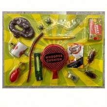 夏季万圣节愚人节恶作剧礼盒套装，娱乐恶搞套装，仿真蟑螂、飞蛾、口香糖、粪便放屁垫 - 彩色 - 查看 3