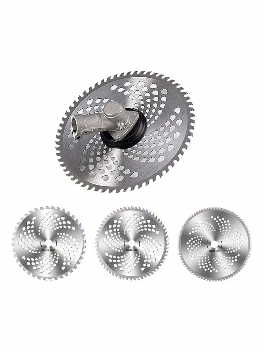 Disco Sierra Corte Cuchilla Desbrozadora 40/60/80 Dientes Adecuadas para cortar y podar ya que no es necesario aplicar mucha presión durante el proceso Pueden utilizarse para podar árboles limpiar maleza cortar cuerda eliminar malezas y arbustos haciendo que su jardín sea más ordenado y manejable - 40 - Ver 1