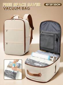 Myco Ryanair Cabin Bag - 40/20/25cm 15.75x7.87x9.84inch Underseat Carry-On Backpack With Multiple Compartments, Durable Nylon Material, Ideal For Airline Travel, Casual Daypack, And School Bag, Airline Compliant Hand Luggage, Airline Compliant Bag | Minimalist Design | Durable Zipper Closure, Cabin Bag Bag For School School Accessories School Stuff