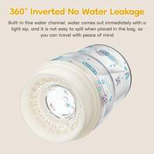 1pc 280ml Silicone Straw Cup, Leak-Proof Soft Spout Cup For School Kids, Durable And Easy To Clean