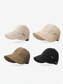 1PC Hat Sunscreen Hat Head Protection Summer Protection New Sunscreen Hat For Women Summer Sunscreen Breathable Large Brimmed Sunscreen Hat For Women Cycling Sunscreen Hat For Women (The Adjustment Buckle Direction Is Randomized) - Multicolor - View 6