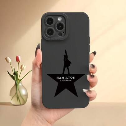 Protect Your Phone Soft Phone Case With HAMILTON Pattern UV Printing Matte Phone Cover 360 Degree Full Protection For IPhone 17 Air 17Pro Max 17Pro 11 12 13 14 15 16 Pro Max XR X/ XS 7 8 Plus, High-Quality Gift For IPhone 17 Pro Phone Case