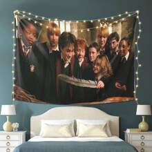 WB 1PC Magic Classmates, Tapestry, Suitable For Various Festivals, Perfect Tapestry Gift, Living Room Bedroom Office Dormitory Birthday Home Decoration Wall Carpet/Room Decoration/Party Decoration Wall Hanging