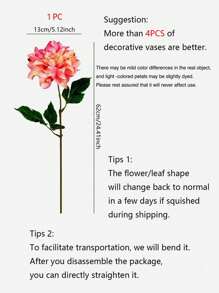 1pc Artificial Dahlia Flower, Home Decoration For Wedding Party Festive, Christmas Decorations, Christmas Gifts, Home Decor, Halloween Decor, Christmas Decorations, Kitchen Decor,Autumn Decor,Fall Room Decor,Bedroom Decor,Room Decor,Room Decor Bedroom