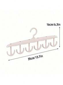 1 Rotating Wardrobe Hat Rack, 360 Degree Rotating Hook Rack With 12 Hooks, Bra Strap Saves Space, Wavy Drying Rack, Multifunctional Home/Dormitory Clothes Rack, Suitable As A Gift For Relatives, Family, Friends, Teachers, Classmates, Travel, Outdoor Activities, Camping, Gatherings, Beach Vacations, Decoration, Organizer Dresses, Pants, Shoes, Jeans,