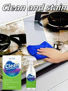 Chai xịt vệ sinh đa năng 120ml, dùng để làm sạch nhiều bề mặt trong nhà bếp và phòng tắm, tẩy dầu mỡ và cặn vôi. - màu xanh lá - Xem 9