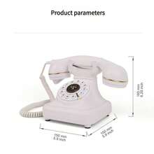 1 pieza Teléfono de boda blanco, teléfono de grabación, libro de visitas de audio con estilo vintage para grabar mensajes personalizados en tu boda o fiesta. Úsalo como libro de mensajes de audio para tu boda. En bodas, fiestas de cumpleaños, aniversarios, jubilaciones, graduaciones, noches de baile, galas benéficas o cualquier otro evento especial, puede utilizarse dondequiera que lo necesites. Deja que tus invitados dejen sus propios mensajes grabados para tu ocasión especial. - Blanco - Ver 6