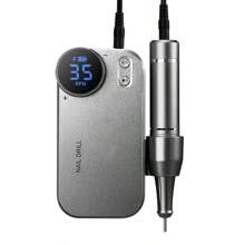 duofu Molinillo De Uñas Eléctrico Portátil, Recargable 35000rpm Lima De Uñas, Lápiz Taladrador De Uñas Kit De Máquina De Manicura Con Batería De Larga Duración De 10 Horas, Conjunto De Máquina De Pulido De Uñas Profesional Y Removedor De Cutícula, Kit De Manicura Con Accesorios De Herramienta De Arte De Uñas Para Uso En Casa Y En Salones De Acrílico