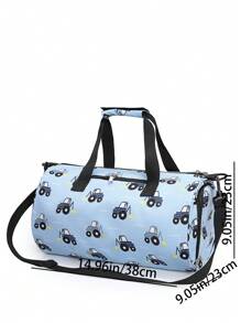 Bolsa de Viagem Fitness Infantil, ideal para balé, dança, ginástica, viagens, fins de semana, pernoites, ioga, escola, jardim de infância, natação, esportes, camping, caminhadas e diversas atividades ao ar livre. Design espaçoso para atender facilmente a todas as necessidades do seu filho, leve para garantir que ele não se sinta sobrecarregado, bolsa de viagem de lazer.