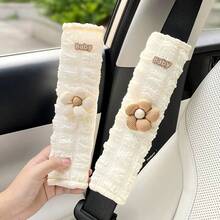 Car Seat Belt Shoulder Pads, Creative Floral Shoulder Protection Covers, Seat Belt Protector Pads, Car Interior Accessories, Suitable For All Seasons