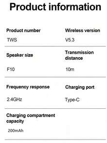 2025年热门无线耳挂式耳机 Q17 运动数字电量显示真无线耳机 - 掛耳式數位耳機粉17 - 查看 9