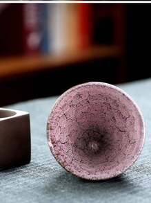 1 件创意漏斗形陶瓷咖啡杯，容量 200 毫升，适用于家庭和办公室，浓缩咖啡、拿铁艺术、牛奶杯、水杯